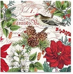 Michel Design Works Merry & Bright Christmas Triple-ply Paper Cocktail Napkins New. Price: $9.99.