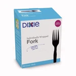 Dixie FM5W540PK Grab Go Wrapped Cutlery Forks - Black (90/PACK) New. Price: $25.99.