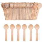 200PCS Mini Wooden SPOONS,4INCH Disposable Ice Cream Dessert Spoons,bi... New. Price: $19.08.