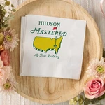 Custom Personalized Golf First Birthday Napkins, Baby Shower Set 15-200 PA11398 New. Price: $120.99.