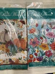 2 Lot Pioneer Woman Set Of Plastic Table Cover Pumpkins Each 54 X108 Floral New. Price: $20.75.