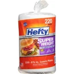Hefty Super Weight 8-7/8" Foam Plates, White, 220 Ct Disposable Free Shipping New. Price: $29.99.