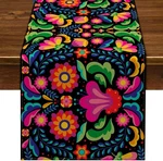 Nepnuser Mexican Fiesta Table Runner Dia De Los Muertos 13 72, Multi-color New. Price: $10.52.
