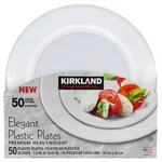 Kirkland Signature Elegant Plastic Party Food 19CM & 26CM Round 50 Plates Pack New. Price: $28.40.
