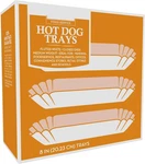 100 Paper Hot Dog Trays White Wrappers 8 Inch Pack, New. Price: $16.29.