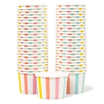 Paper Ice Cream Cups 50-COUNT 4-OZ Disposable Dessert Bowls For Hot Cold... New. Price: $13.04.