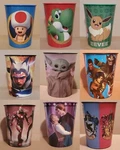 Choose Your Design - 16 Oz Plastic Character Cup Disney Pokemon Star Wars Mario New. Price: $20.00.