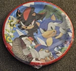 Sega Sonic The Hedgehog Shadow Small Round Dessert Paper Plates Dishes Rare New. Price: $12.99.