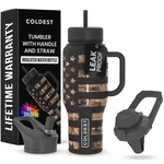 Coldest Tumbler Handle Straw, 100% Leak Proof Insulated With... New. Price: $58.84.