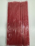Kikkerland Red Clear Swirl Reusable 11" Plastic Straws - Set Of 48 New. Price: $10.79.