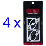Backyard Grill Spring Loaded Tablecloth Clips, 4-PK, Total (WM16-34606) New. Price: $21.35.