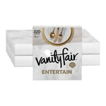 Vanity Fair Entertain Paper Napkins, 40 Count (pack Of 8), White New. Price: $32.04.