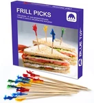 Wood Frill 4 Inch Pack 1000DECORATIVE Toothpickscock New. Price: $14.92.
