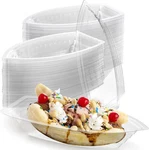Zeayea 120 Pack Banana Split Plate, Oz Disposable Plastic Food Boats, New. Price: $30.79.