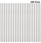 Reusable Metal Straws 200 PACK,10.5" Stainless Steel All Straight Stra... New. Price: $132.79.