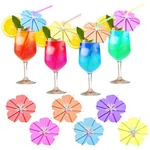Wellfar Fun Umbrella Drink Straws, Tropical Cocktail Small, Corlorful New. Price: $11.73.