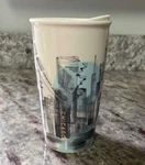 Starbucks Chicago Skyline 12 Oz Travel Mug Cup Lid Ceramic Windy City 2015 Euc Used. Price: $29.99.