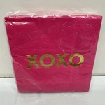 Slant Xoxo X5 Pink Beverage Napkins 20 Ct New. Price: $7.16.
