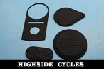 1426 97 Harley-davidson Softail Fat Boy Black Wrinkle Dress Up Kit Set Primary Used. Price: $85.00.