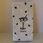 Cheers! Martini Creative Papers Gibson 16 Napkins New. Price: $6.99.