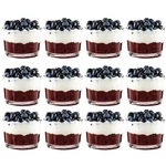 Vikko Small Glass 7 Ounce Dessert Cups, Set Of 12 Bowls,... New. Price: $44.48.