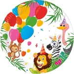 Procos 93779 Jungle Balloons Plates 23 Cm Pack Of 8 Fsc Disposable Paper New. Price: $17.11.
