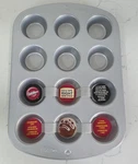 Wilton Recipe Right Non-stick 12 Cup Mini Muffin Pan 2105-952 Metal Baking New. Price: $9.95.