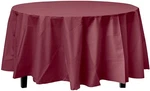 3-PACK Premium 84" Round Disposable Plastic Tablecloth Red Burgundy New. Price: $14.94.