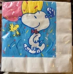 Vintage Snoopy Napkins Hallmark Ambassador Nos 16 Ply 13 X Factory Sealed New. Price: $10.00.