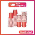 Baldcc 75 Pack 8 Oz Disposable Paper Cups, Coffee Beverage New. Price: $22.43.