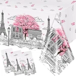 Dydamud Paris Party Decorations, 3PCS Themed 70.8 X 42.5 Inch, New. Price: $13.03.