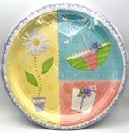 Of Love Pastel Bridal Spring Wedding Party 10.5" Banquet Plates New. Price: $11.99.