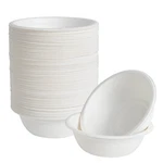 Ecolipak Paper Bowls, 150-PACK Compostable Oz, 16OZ-WHITE New. Price: $42.83.