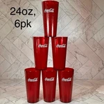 Supply Depot Coca Cola Restaurant Red Plastic Tumblers 24OZ New. Price: $44.24.