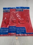 Party Disposable Red Rectangle Plastic Table Cover 54" X 108" Set Of 3 New. Price: $27.00.