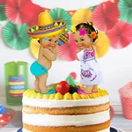 Boy Girl Mexican Fiesta Centerpiece Cutouts Cinco De Mayo Birthday Shower Party New. Price: $19.99.