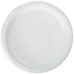 Blue Sky 100 Count Disposable Plastic Plates, 10", White New. Price: $41.41.