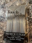 Touch Of Color Premium Plastic Forks, Shimmering Silver, 24 Ct New. Price: $10.00.