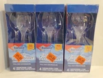 Lot 3 Diamond Disposable Serving Utensils Clear Plastic Set Of 4 Super Strong New. Price: $24.99.
