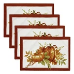 Elrene Home Fashions Autumn Pumpkin Grove Fall Placemat Seasonal Table Decor New. Price: $47.11.
