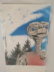 Vtg 1982 E.t. Movie Paper Party Table Cover Sealed 52 X 96 Inches C.a. Reed New. Price: $19.90.