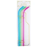 Slant Collections 4-COUNT Acrylic Wine Bottle Straws, 15-INCH, Multicolor New. Price: $12.58.