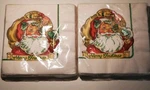 32 Nos Vintage Ullman Santa Merry Christmas X 13.5 Inches Paper Napkins Usa New. Price: $12.00.