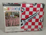 Nascar Table Cloth Cover 70" Round Racing Race Cars Flannel Back Reusable New. Price: $13.99.