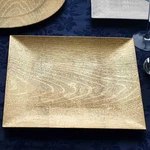 Square Charger Plates 24 Pcs 12" Wood Design Wedding Party Dinner Decorations New. Price: $85.66.