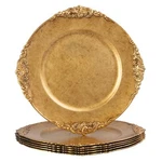 Set Of 6 13 Inch Blue Charger Plates For Dinner Serve Ware Xmas New. Price: $47.30.