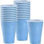 Light Blue Solid Color Plastic Party Cup (12 Oz.) 20 Ounces, New. Price: $8.99.