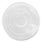 Karat CKC626TS Flat Pet Lids W/ Straw Slot, Clear, 1,000/CARTON New. Price: $50.19.