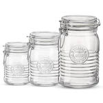 Bormioli Rocco Officina 1825 Variety Pack, Set 3 Glass Jars New. Price: $37.99.