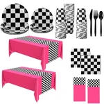 Oudain 162 Pcs Racing Car Birthday Party Supplies Tableware Sets F... New. Price: $49.37.
